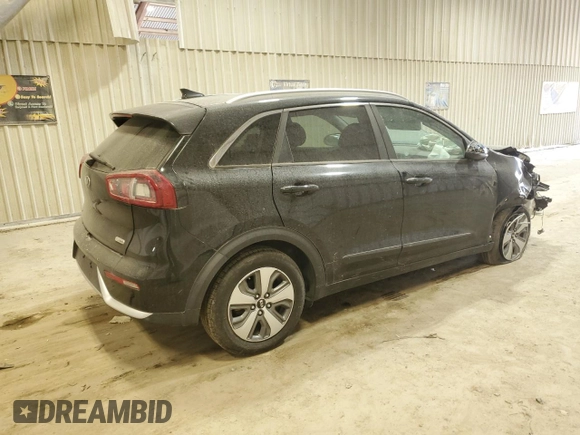 2019 Kia Niro LX with VIN KNDCB3LCXK5264427, listed as a Copart auction lot 61264753 with 57,803 mi miles and Non Repairable. Bid and sale history available at carsss.com. Image 3.