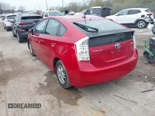 2010 Toyota Prius II with VIN JTDKN3DU4A0215973, listed as a IAAI auction lot 42005259 with 167,088 mi miles. Bid and sale history available at carsss.com. Image 3.