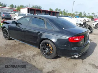 2014 Audi S4 Premium Plus with VIN WAUDGAFL5EA021929, listed as a IAAI auction lot 41974104 with 87,832 mi miles. Bid and sale history available at carsss.com. Image 3.