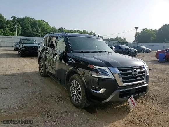 2021 Nissan Armada SL with VIN JN8AY2BB1M9794438, listed as a Copart auction lot 65577974 with 65,603 mi miles and Salvage Title. Bid and sale history available at carsss.com. Image 11.
