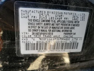 2019 Nissan Sentra S with VIN 3N1AB7AP4KY416518, listed as a Copart auction lot 41805285 with 94,922 mi miles and Salvage Title. Bid and sale history available at carsss.com. Image 13.