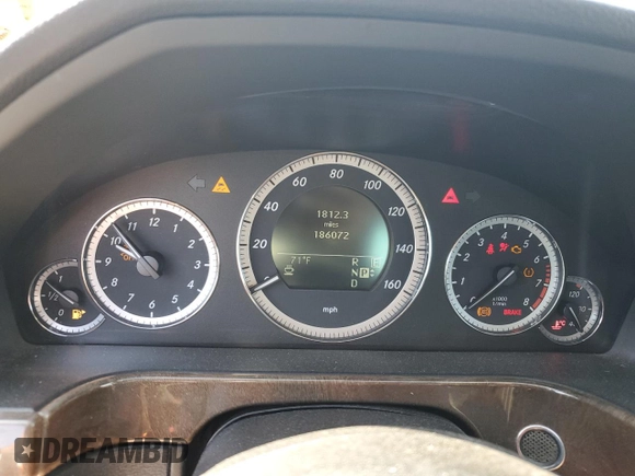 2011 Mercedes-Benz E-Class E 550 Luxury with VIN WDDHF9AB0BA350821, listed as a Copart auction lot 68356534 with 186,042 mi miles and Salvage Title. Bid and sale history available at carsss.com. Image 9.