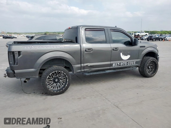 2020 Ford F-150 XL with VIN 1FTEW1CP4LKD72906, listed as a Copart auction lot 51623795 with 105,594 mi miles and Clean Title. Bid and sale history available at carsss.com. Image 3.