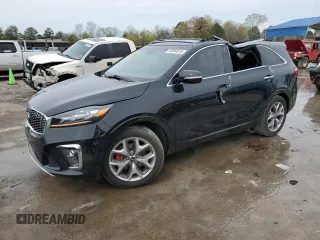 2019 Kia Sorento SX z VIN 5XYPK4A51KG454040, wystawiony jako Copart lot #49894815 z przebiegiem 68 529 mil mil oraz Szkoda całkowita • Salvage title. Historia ofert i sprzedaży dostępna na DreamBid. Obrazek 1.