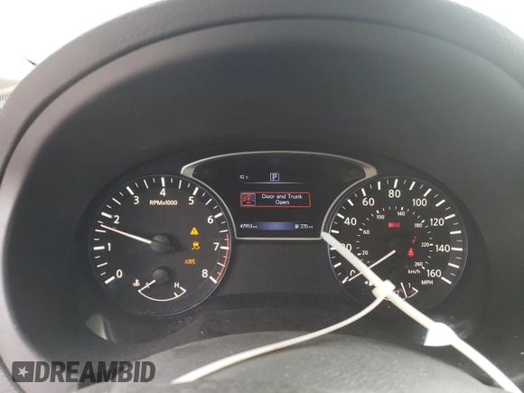 2017 Nissan Altima SR with VIN 1N4AL3AP1HC496077, listed as a Copart auction lot 71056064 with 47,953 mi miles and Salvage Title. Bid and sale history available at DreamBid. Image 9.