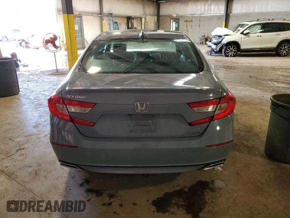 2021 Honda Accord Touring with VIN 1HGCV2F91MA012403, listed as a Copart auction lot 48781655 with Not provided miles and Salvage title. Bid and sale history available at DreamBid. Image 6.