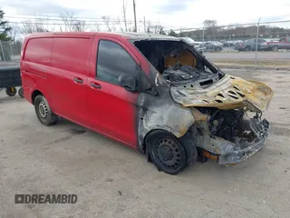 2016 Mercedes-Benz Metris Cargo with VIN WD3PG2EA9G3115917, listed as a IAAI auction lot 41739152 with Not Provided miles. Bid and sale history available at carsss.com. Image 1.
