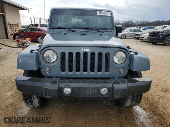 2014 Jeep Wrangler Unlimited Sahara with VIN 1C4BJWEG1EL266325, listed as a Copart auction lot 48503905 with 107,675 mi miles and Salvage Title. Bid and sale history available at carsss.com. Image 5.