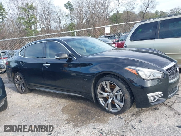 2017 Infiniti Q70 3.7 with VIN JN1BY1PR6HM210363, listed as a IAAI auction lot 41578525 with 111,792 mi miles and . Bid and sale history available at DreamBid. Image 13.
