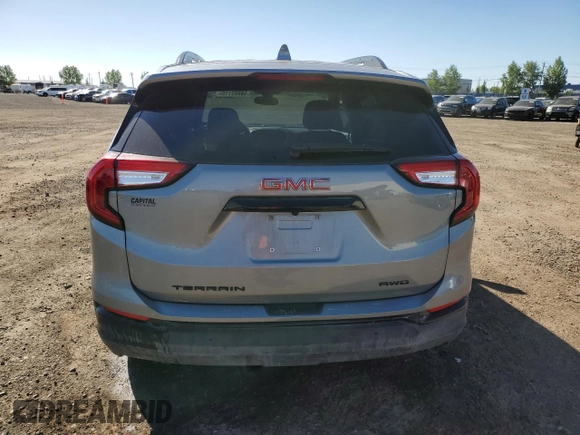 2024 GMC Terrain SLE with VIN 3GKALTEG9RL343588, listed as a Copart auction lot 58863115 with 22,252 mi miles and Salvage title. Bid and sale history available at DreamBid. Image 6.