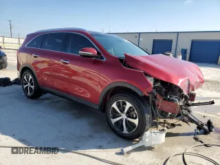 2018 Kia Sorento EX with VIN 5XYPH4A58JG366857, listed as a Copart auction lot 46674365 with 69,250 mi miles and Salvage Title. Bid and sale history available at DreamBid. Image 4.