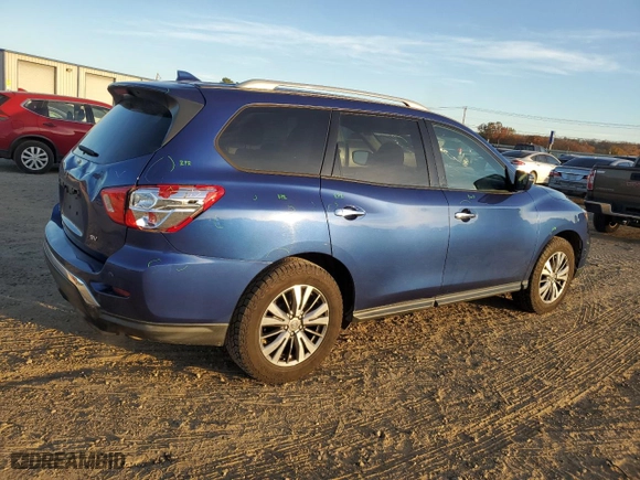 2019 Nissan Pathfinder S with VIN 5N1DR2MN3KC619231, listed as a Copart auction lot 82589784 with 132,094 mi miles and Salvage Title. Bid and sale history available at carsss.com. Image 3.