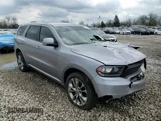 2019 Dodge Durango GT Plus with VIN 1C4RDJDG5KC550286, listed as a Copart auction lot 52127855 with 106,738 mi miles and Salvage title. Bid and sale history available at DreamBid. Image 12.