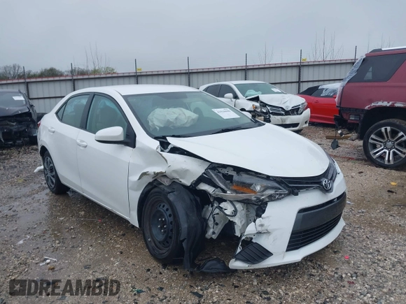 2016 Toyota Corolla L with VIN 5YFBURHE5GP485592, listed as a IAAI auction lot 41930690 with 121,861 mi miles and . Bid and sale history available at DreamBid. Image 1.
