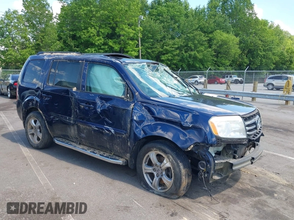 2013 Honda Pilot EX-L z VIN 5FNYF3H50DB037818, wystawiony jako IAAI lot #42201146 z przebiegiem 201 321 mil mil oraz . Historia ofert i sprzedaży dostępna na DreamBid. Obrazek 1.