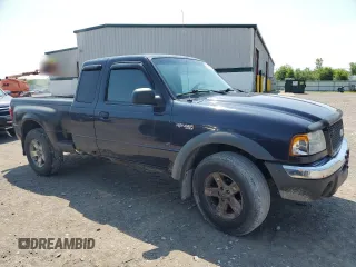 2002 Ford Ranger XL Fleet with VIN 1FTZR45E72TA69892, listed as a Copart auction lot 59849975 with 194,334 mi miles and Salvage title. Bid and sale history available at DreamBid. Image 4.