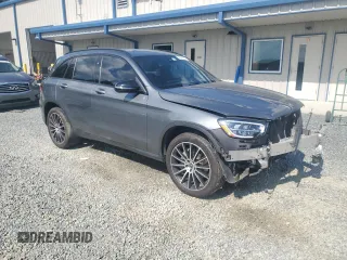 2021 Mercedes-Benz GLC 300 with VIN W1N0G8DBXMF874826, listed as a Copart auction lot 62655215 with 66,454 mi miles and Salvage title. Bid and sale history available at DreamBid. Image 2.
