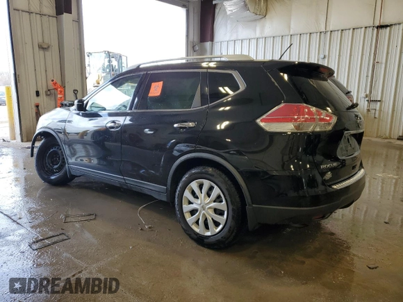 2016 Nissan Rogue SV with VIN KNMAT2MT3GP622007, listed as a Copart auction lot 43859945 with Not Provided miles and Salvage Title. Bid and sale history available at carsss.com. Image 2.