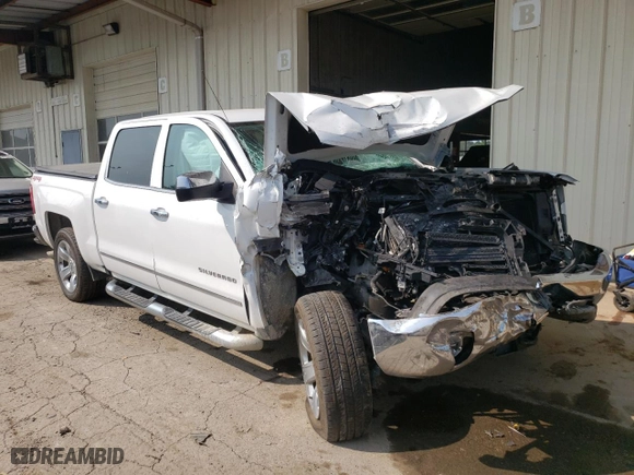 2018 Chevrolet Silverado 1500 LTZ with VIN 3GCUKSER4JG370346, listed as a Copart auction lot 64943634 with 0 mi miles and Salvage Title. Bid and sale history available at carsss.com. Image 4.