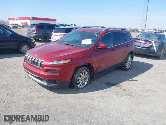 2017 Jeep Cherokee Limited with VIN 1C4PJLDS9HW623621, listed as a IAAI auction lot 41628758 with 158,112 mi miles and . Bid and sale history available at DreamBid. Image 2.