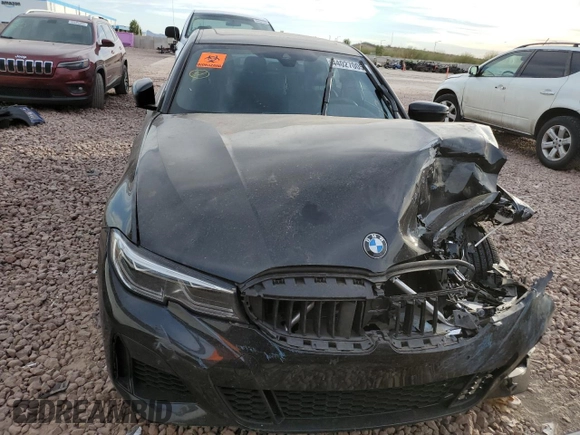 2021 BMW 3 Series M340i with VIN 3MW5U7J09M8B69234, listed as a Copart auction lot 44027005 with 29,715 mi miles and Salvage Title. Bid and sale history available at carsss.com. Image 5.