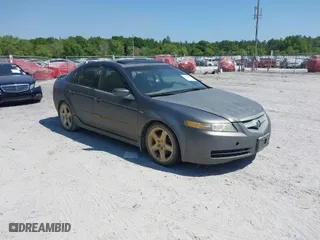 2005 Acura TL with VIN 19UUA66255A066542, listed as a IAAI auction lot 42060168 with 263,809 mi miles. Bid and sale history available at carsss.com. Image 1.