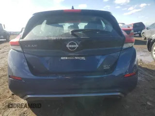 2025 Nissan LEAF SV Plus with VIN 1N4CZ1CV9SC564964, listed as a Copart auction lot 46302065 with 1,994 mi miles and Salvage Title. Bid and sale history available at carsss.com. Image 6.