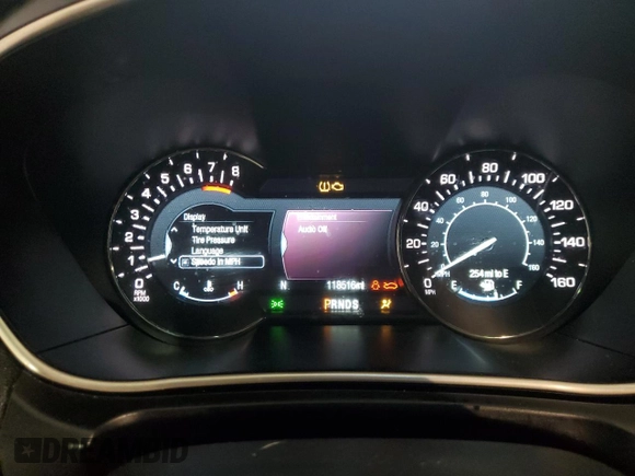 2016 Lincoln MKX Reserve with VIN 2LMTJ8LR1GBL68215, listed as a Copart auction lot 47885315 with 118,516 mi miles and Salvage Title. Bid and sale history available at DreamBid. Image 9.
