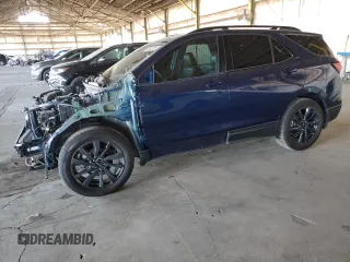 2023 Chevrolet Equinox RS with VIN 3GNAXMEG6PL110178, listed as a Copart auction lot 59924775 with 39,285 mi miles and Salvage title. Bid and sale history available at DreamBid. Image 1.