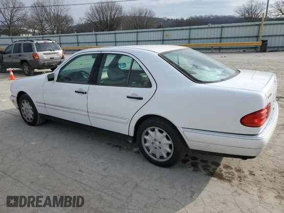 1998 Mercedes-Benz E-Class with VIN WDBJF65F4WA665505, listed as a Copart auction lot 42311695 with 389,016 mi miles and Salvage Title. Bid and sale history available at carsss.com. Image 2.