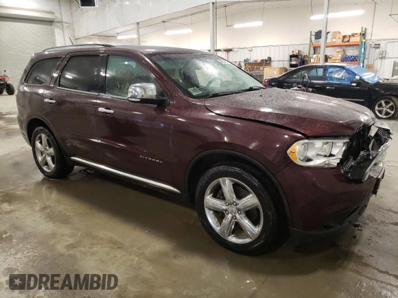 2012 Dodge Durango Citadel z VIN 1C4SDJET4CC120098, wystawiony jako Copart lot #48804375 z przebiegiem 132 968 mil mil oraz Nie do naprawy • Non repairable. Historia ofert i sprzedaży dostępna na DreamBid. Obrazek 4.