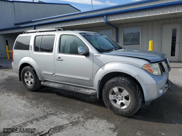 2006 Nissan Pathfinder SE with VIN 5N1AR18U36C615832, listed as a Copart auction lot 81623304 with 185,540 mi miles and Salvage Title. Bid and sale history available at carsss.com. Image 4.