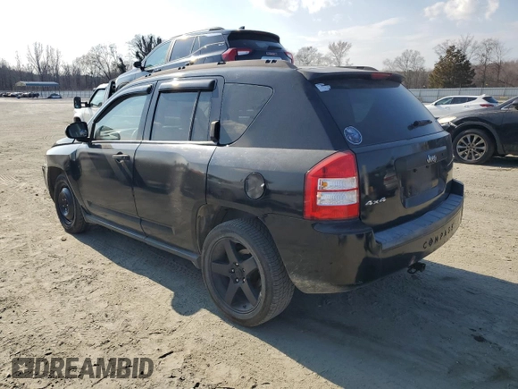 2007 Jeep Compass Sport with VIN 1J8FF47W07D217117, listed as a Copart auction lot 43633575 with 131,936 mi miles and Salvage Title. Bid and sale history available at carsss.com. Image 2.