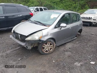 2007 Honda Fit Sport with VIN JHMGD38677S016268, listed as a IAAI auction lot 41973799 with 1 mi miles. Bid and sale history available at carsss.com. Image 2.