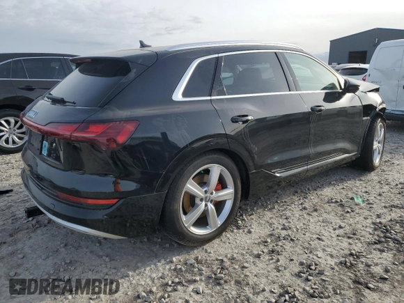 2019 Audi e-tron Prestige with VIN WA1VAAGE0KB008725, listed as a Copart auction lot 52189895 with 36,771 mi miles and Salvage Title. Bid and sale history available at DreamBid. Image 3.