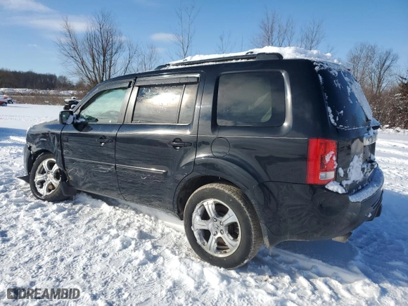 2013 Honda Pilot EX-L with VIN 5FNYF4H75DB013408, listed as a Copart auction lot 44422135 with 162,913 mi miles and Salvage Title. Bid and sale history available at carsss.com. Image 2.