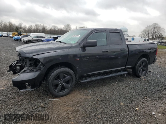 2018 Ram 1500 Tradesman with VIN 1C6RR7FTXJS348327, listed as a Copart auction lot 52488955 with 74,790 mi miles and Salvage title. Bid and sale history available at DreamBid. Image 1.