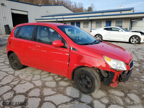 2010 Chevrolet Aveo LT w/1LT with VIN KL1TD6DE6AB098555, listed as a Copart auction lot 44500055 with 149,069 mi miles and Salvage Title. Bid and sale history available at carsss.com. Image 4.