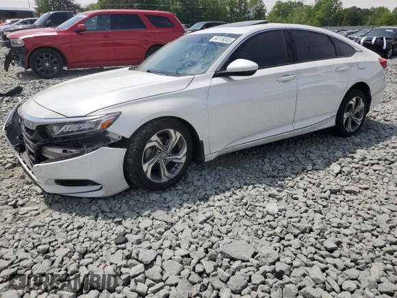 2019 Honda Accord EX with VIN 1HGCV1F41KA039211, listed as a Copart auction lot 54119345 with Not provided miles and Salvage title. Bid and sale history available at DreamBid. Image 1.