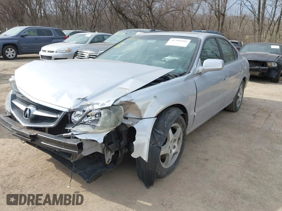 2003 Acura TL with VIN 19UUA56653A087823, listed as a IAAI auction lot 41704916 with 112,147 mi miles. Bid and sale history available at carsss.com. Image 2.