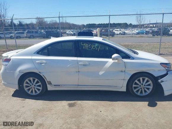 2010 Lexus HS 250h with VIN JTHBB1BA8A2022119, listed as a IAAI auction lot 41829051 with NaN miles. Bid and sale history available at carsss.com. Image 13.