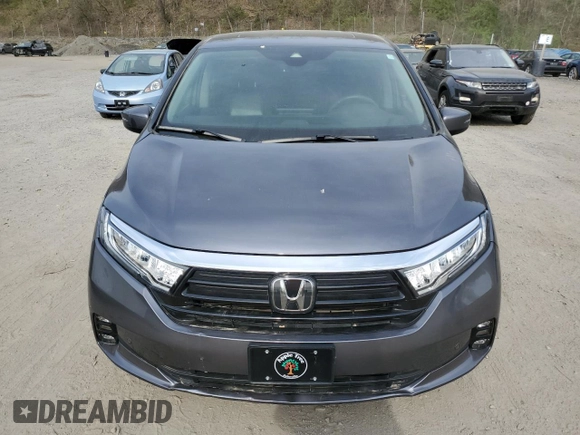 2024 Honda Odyssey Touring with VIN 5FNRL6H80RB001448, listed as a Copart auction lot 54790165 with 13,716 mi miles and Salvage Title. Bid and sale history available at carsss.com. Image 5.