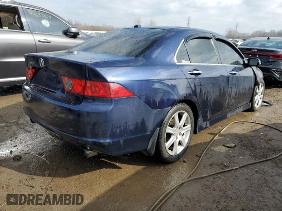 2007 Acura TSX with VIN JH4CL96867C001215, listed as a Copart auction lot 44107754 with 0 mi miles and Salvage Title. Bid and sale history available at carsss.com. Image 3.