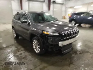 2014 Jeep Cherokee Limited with VIN 1C4PJLDS9EW241374, listed as a Copart auction lot 61048025 with 77,697 mi miles and Salvage title. Bid and sale history available at DreamBid. Image 14.