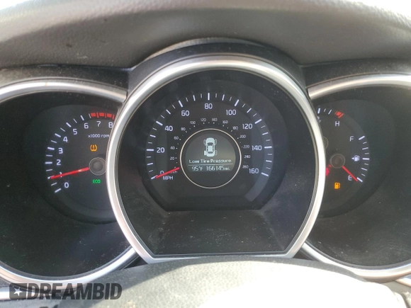2015 Kia Optima LX with VIN 5XXGM4A75FG352858, listed as a Copart auction lot 50619205 with 166,145 mi miles and Salvage Title. Bid and sale history available at carsss.com. Image 9.