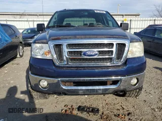 2008 Ford F-150 XL with VIN 1FTRW14W28FB58584, listed as a Copart auction lot 46130185 with 206,861 mi miles and Salvage Title. Bid and sale history available at carsss.com. Image 5.