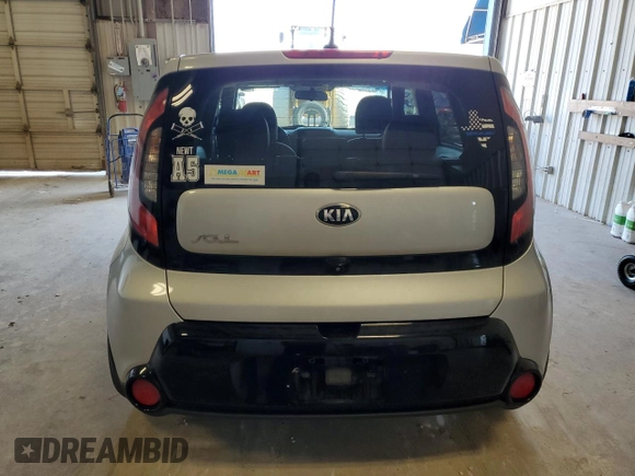 2016 Kia Soul + with VIN KNDJP3A56G7845772, listed as a Copart auction lot 52425285 with 86,274 mi miles and Salvage Title. Bid and sale history available at carsss.com. Image 6.