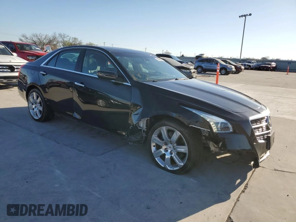 2014 Cadillac CTS Premium AWD with VIN 1G6AZ5S31E0130572, listed as a Copart auction lot 50060845 with 72,335 mi miles and Salvage Title. Bid and sale history available at DreamBid. Image 4.