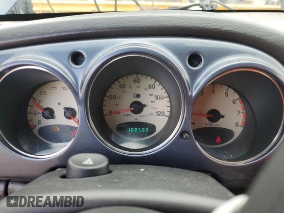2003 Chrysler PT Cruiser z VIN 3C4FY48B33T502329, wystawiony jako Copart lot #45404745 z przebiegiem 108 589 mil mil oraz Szkoda całkowita • Salvage title. Historia ofert i sprzedaży dostępna na DreamBid. Obrazek 9.