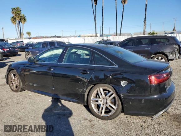 2016 Audi A6 2.0T Premium with VIN WAUFFAFC6GN037662, listed as a Copart auction lot 38160943 with 49,249 mi miles. Bid and sale history available at carsss.com. Image 2.